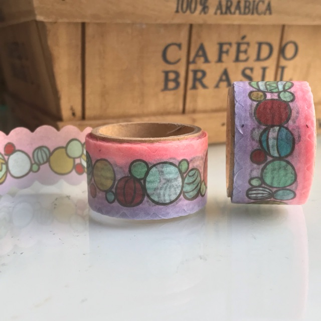 

washi tape die cut candy