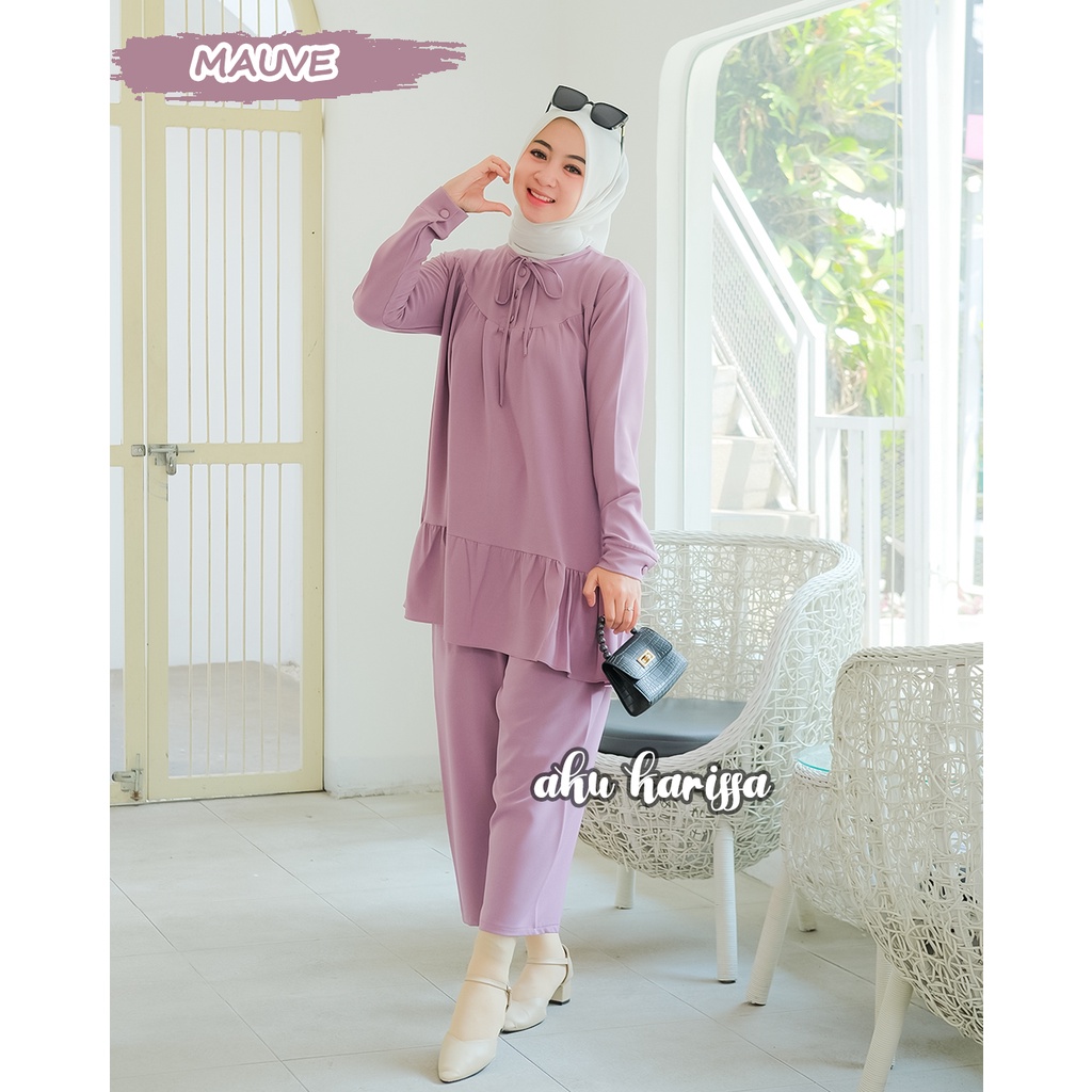 Syahila One Set Ori Aku Karissa - Baju Set Wanita Terbaru