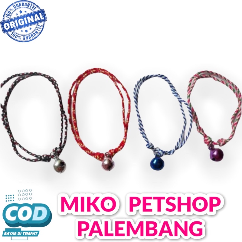 Kalung Kucing Perusik + Lonceng 14mm - Free Packing Bubble