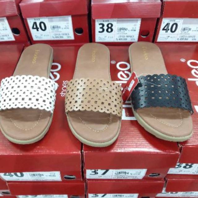 Fladeo Sandal Wanita/Sendal Slip Teplek
