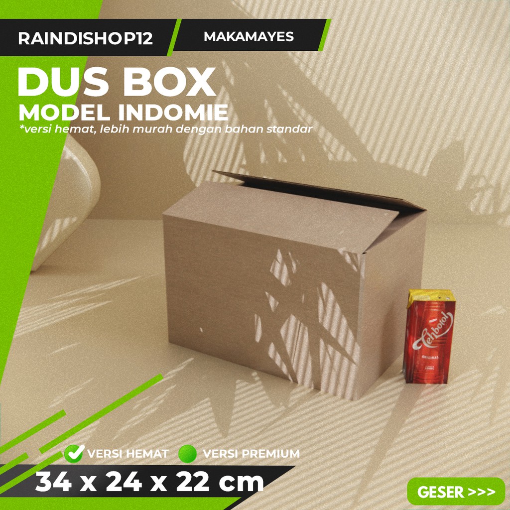 

BOX 34 X 24 X 22 CM KARDUS KOTAK KEMASAN PACKAGING KADO POLOS