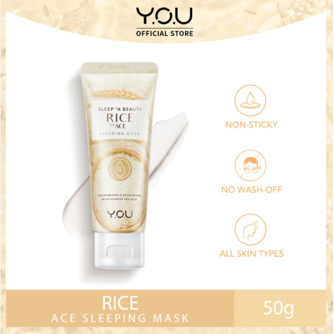 YOU Sleeping Mask Rice and Cucumber