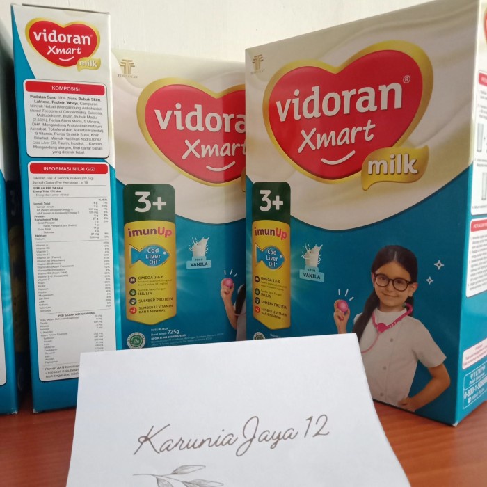 VIDORAN XMART 3+ VANILA- 725gr