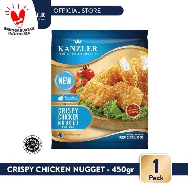 

KANZLER CRISPY CHICKEN NUGGET 450GR