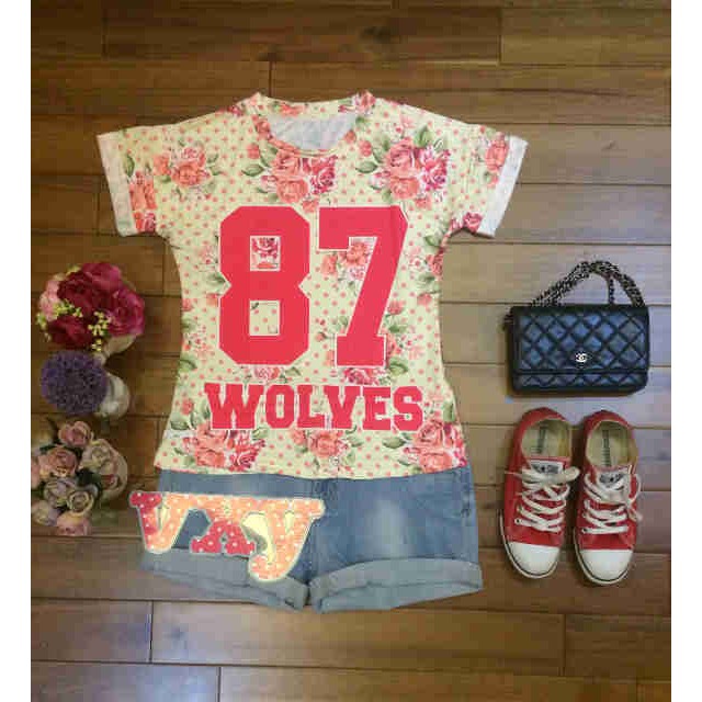 01066 tshirt jumbo wanita / kaos dryfit jumbo wanita