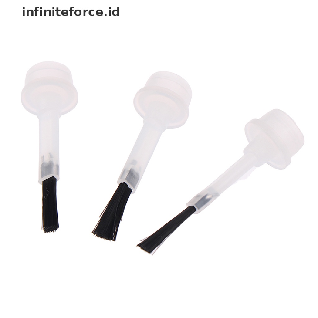 (infiniteforce.id) 100pcs / Set Brush Aplikator Kutek Gel Cair Pengganti Untuk Nail Art