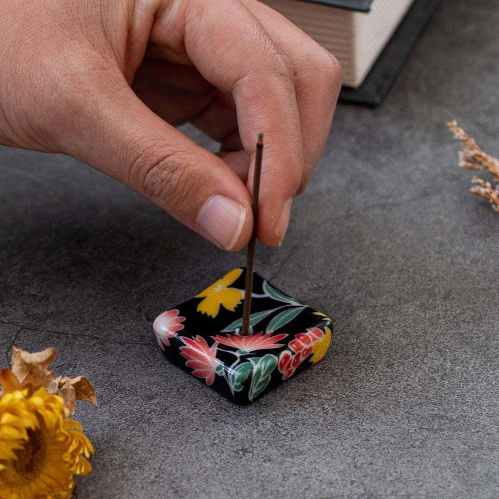 Tempat Stik Dupa Agustina Keramik Refluks Buddhisme Temples Dekorasi Rumah