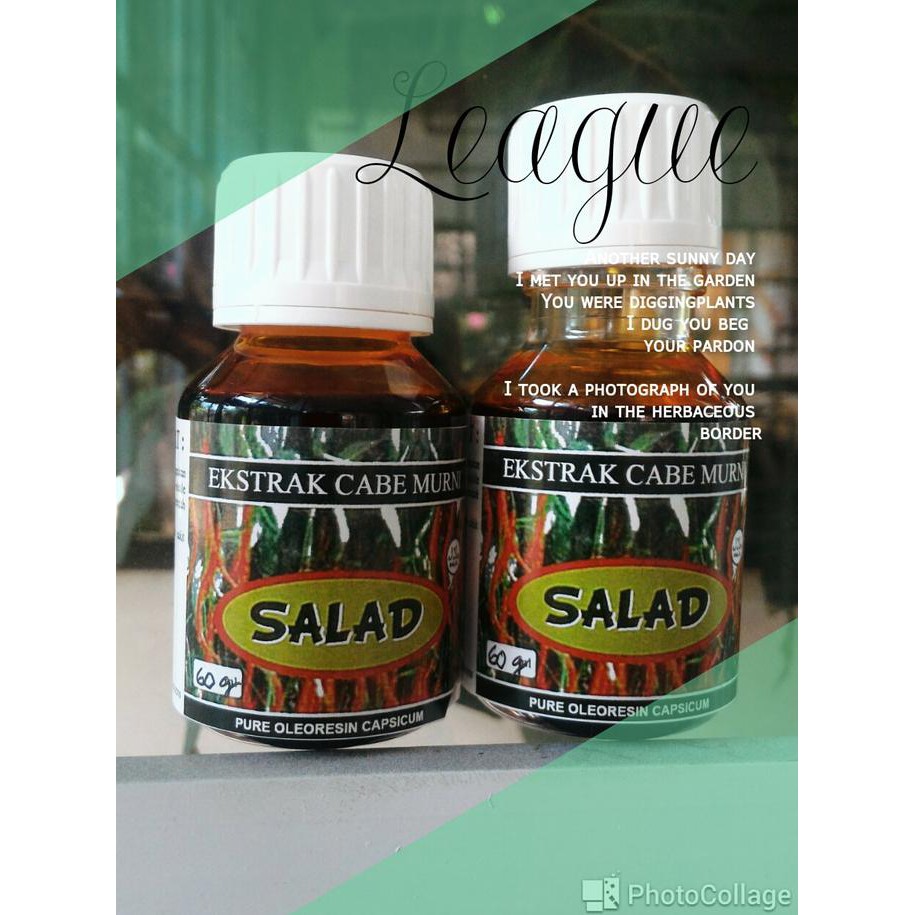 

ENAK EKSTRAK CABE MERAH MURNI/PURE OLEORESIN CAPCICUM TERLEZAT