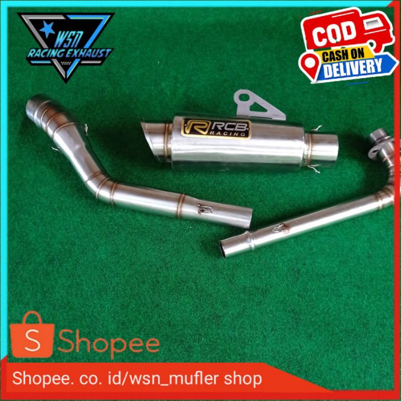 Knalpot racing RCB jupiter z/knalpot vega/knalpot supra x125/knalpot drag