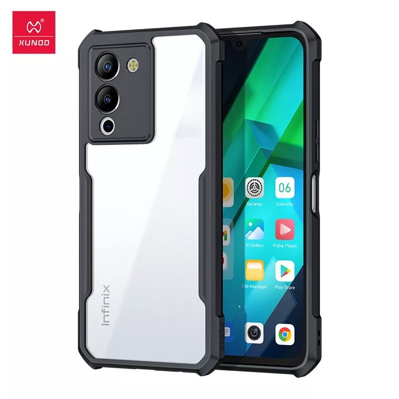 Infinix Hot 12i Hardcase Shockproof Transparant Protect Kamera Casing Infinix Hot 12i
