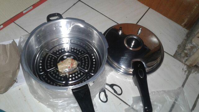 Presto Trisonic 8 Liter Panci Presto Bagus Dan Murah Safety Cover Lock
