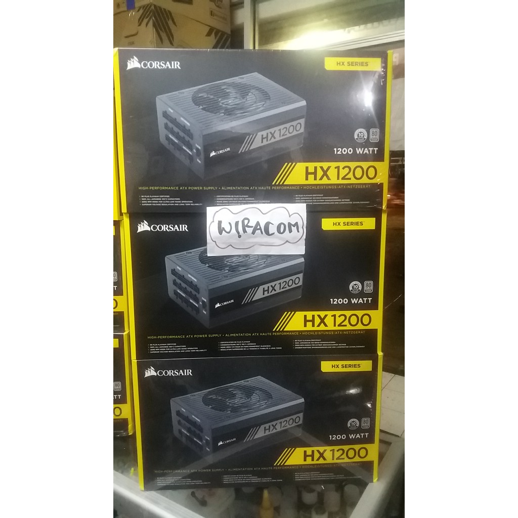 POWER SUPPLY Corsair HX Series 1200W Full Modular - Platinum - PSU Corsair HX1200 GARANSI RESMI