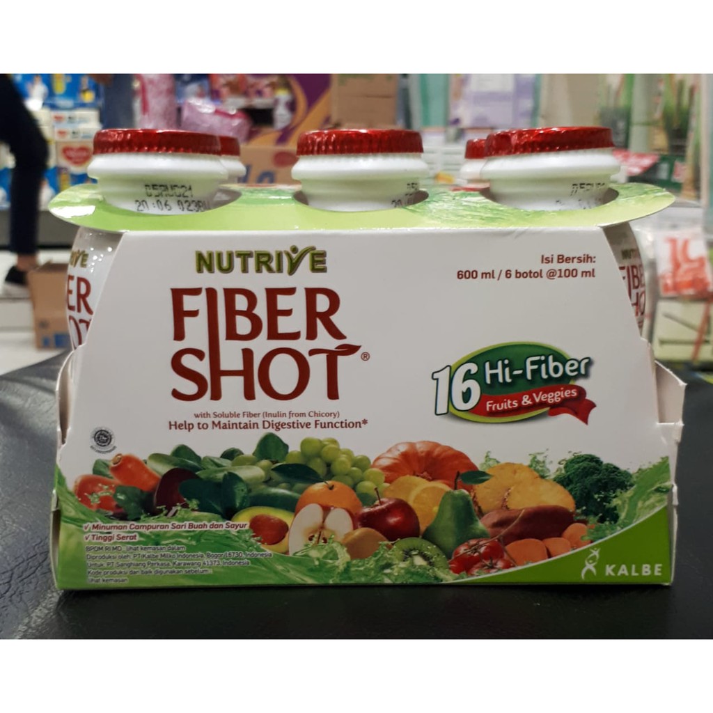 Nutrive Fiber Shot 600ml / 6botol @100ml