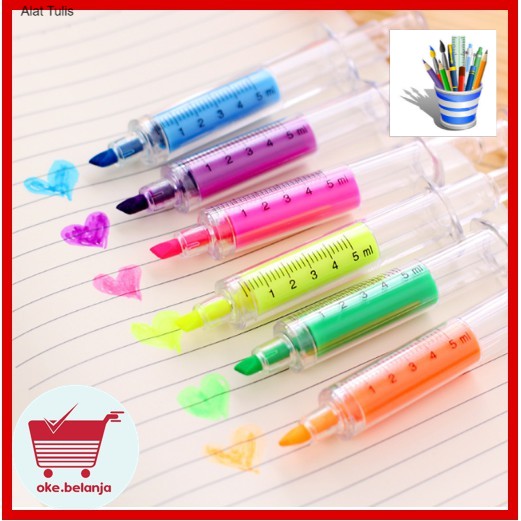

Alat Tulis Colour Stabilo Bentuk Suntik Berwarna 0.6mm OK0042