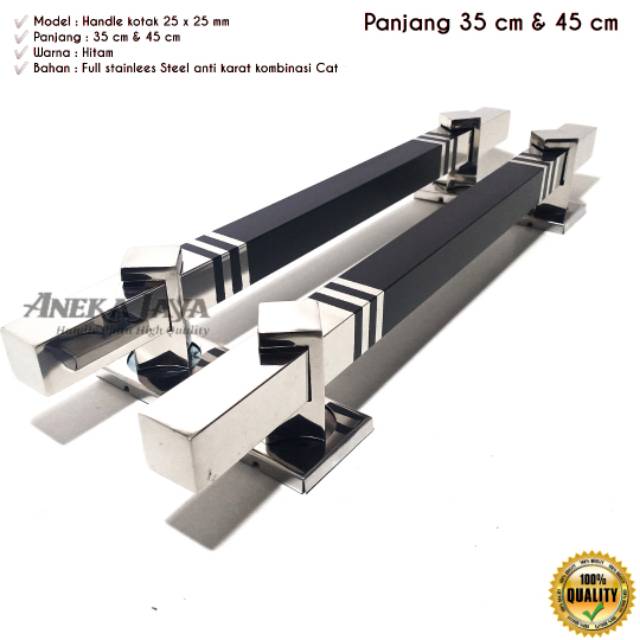 Handle Pintu rumah 35 cm &amp; 45 cm  / Tarikan Pintu rumah / Pegangan Pintu rumah minimalis hita.