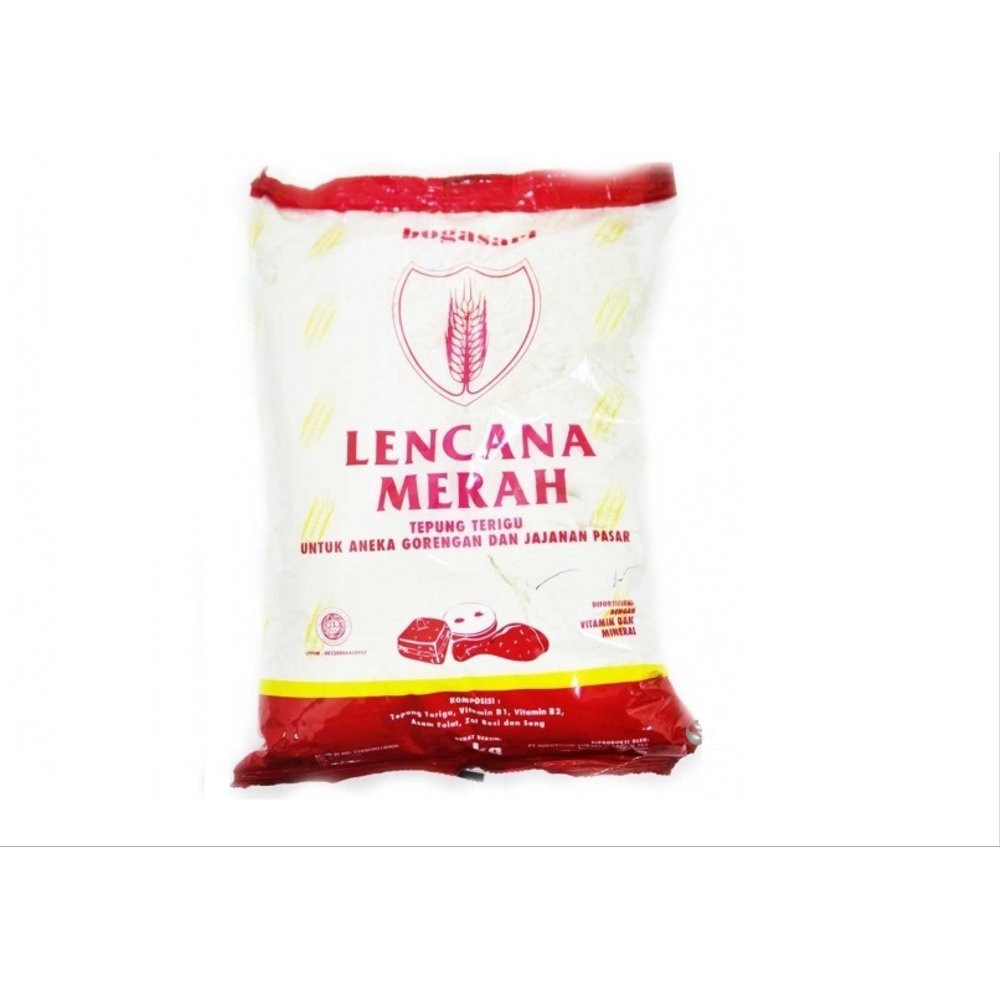 Tepung Lencana Merah 1 kg / Pack