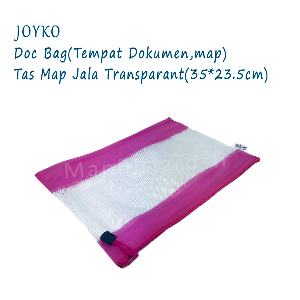 Doc Bag * Joyko * Tas Map Jala * Transparan * DCB-34A4