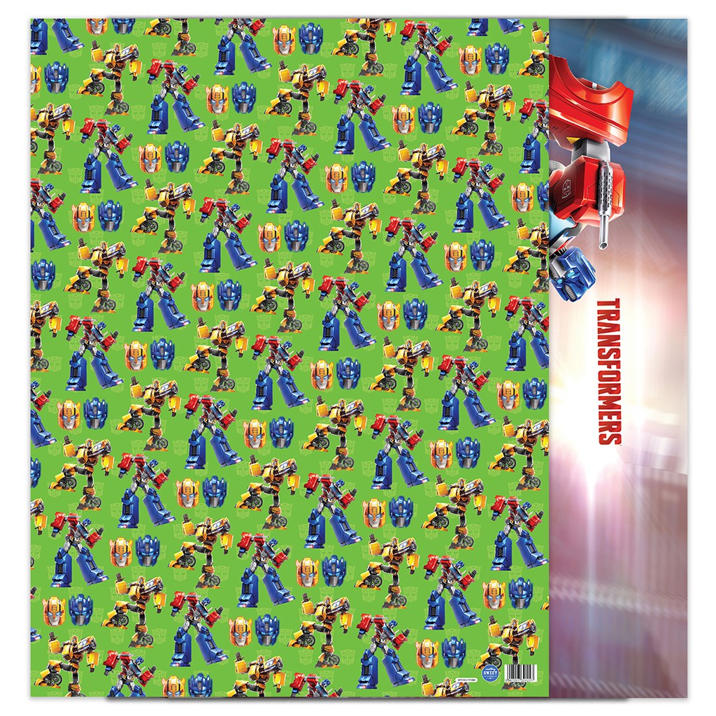 

WRAPPING PAPER - KERTAS KADO - TRANSFORMER - TF088