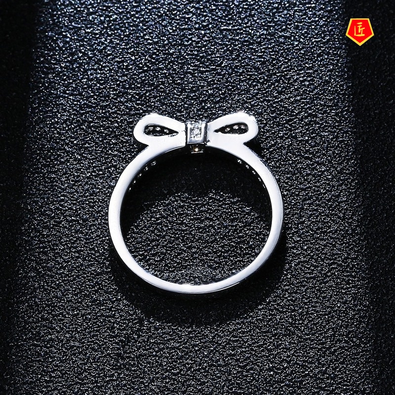 [Ready Stock]Cute Bow Ring Stylish Simple Fashion All-Matching