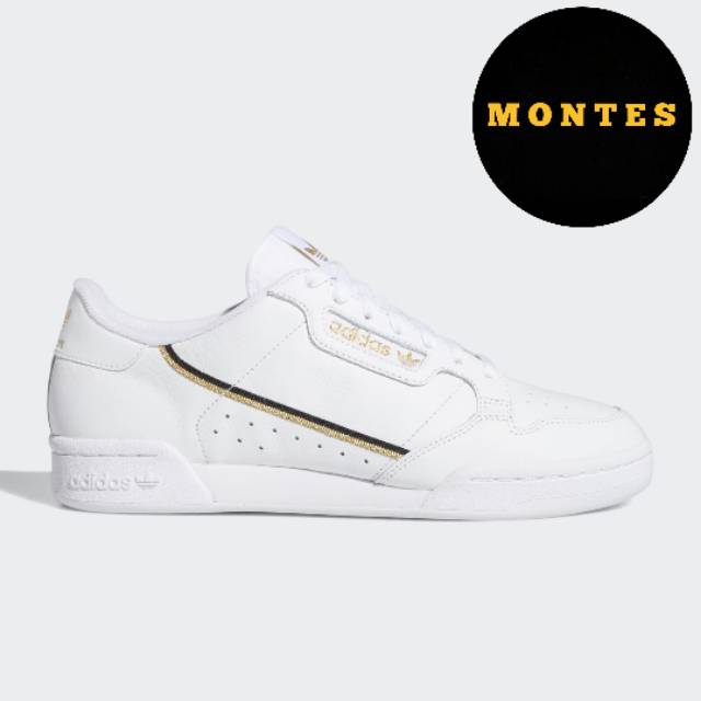 adidas continental 80 white and yellow