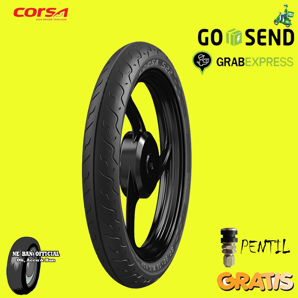 BAN MOTOR MATIC CORSA S22 80/90 RING 14 TUBELESS