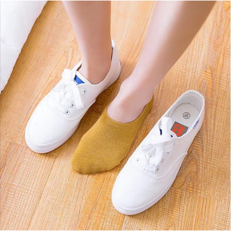 MN Kaos Kaki Balet Pendek Dibawah Semata Kaki Wanita Pria INVISIBLE Hidden SOCK-7
