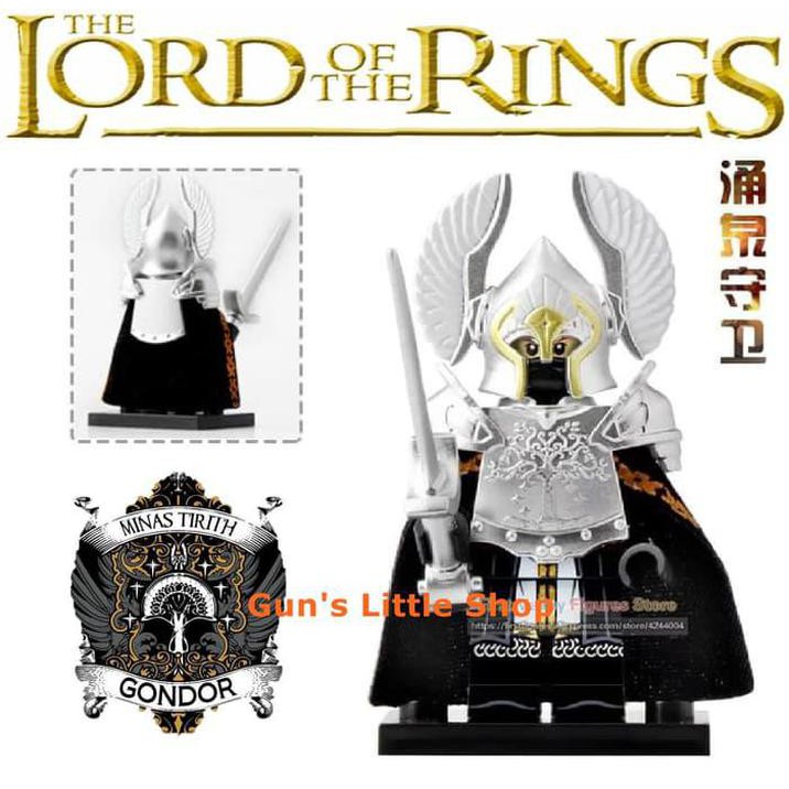 Brick POGO XINH - LOTR Gondor Guard Mordor Orc Uruk Hai Lego Tanpa Dus