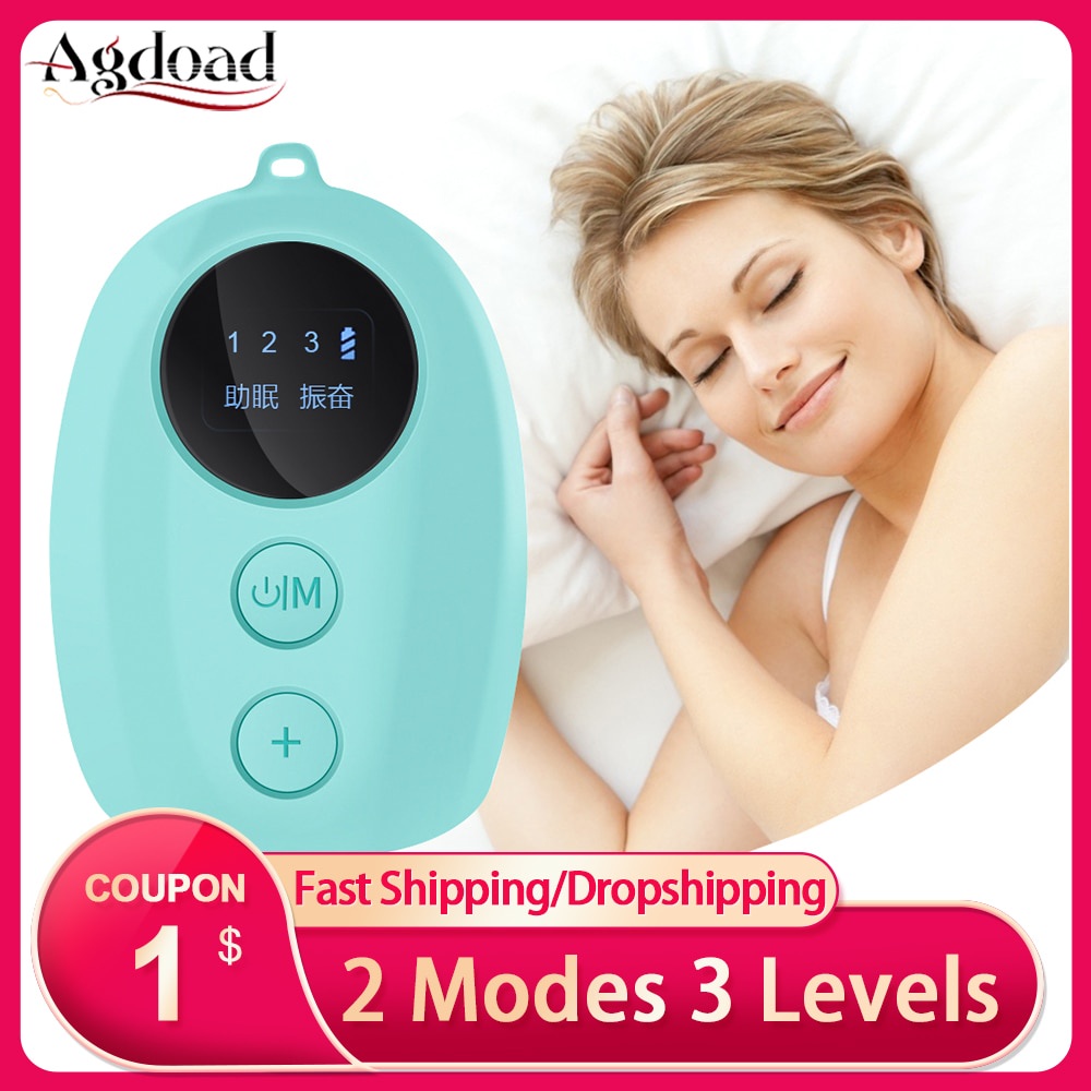 PREORDER Alat Bantu Tidur, Instrumen Bantuan Tidur Mikro Insomnia Genggam 2 Mode, Alat Pemijat