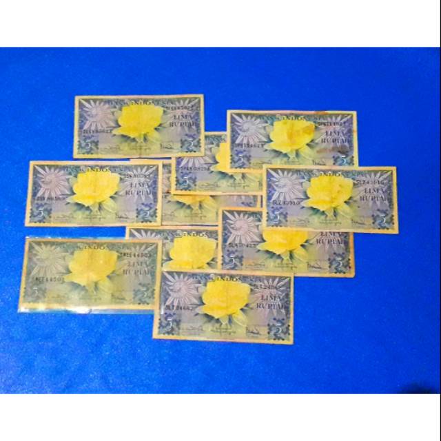 Uang kuno 5 rupiah 1959 apa adanya