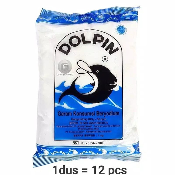 

garam dolphin 1kg x12 dus