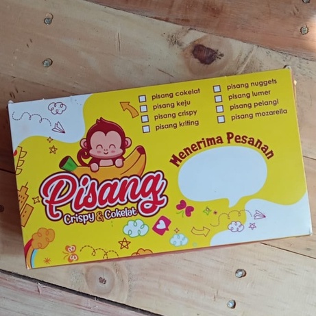 Dus Pisang Cokelat, Dus Pisang Nugget, Dus Pisang Crispy 1pack ISI 30pcs30