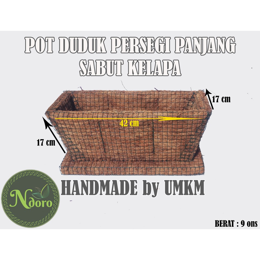 POT PERSEGI PANJANG SABUT KELAPA POT SABUT KELAPA POT PERSEGI PANJANG SABUT KELAPA POT SABUT KELAPA