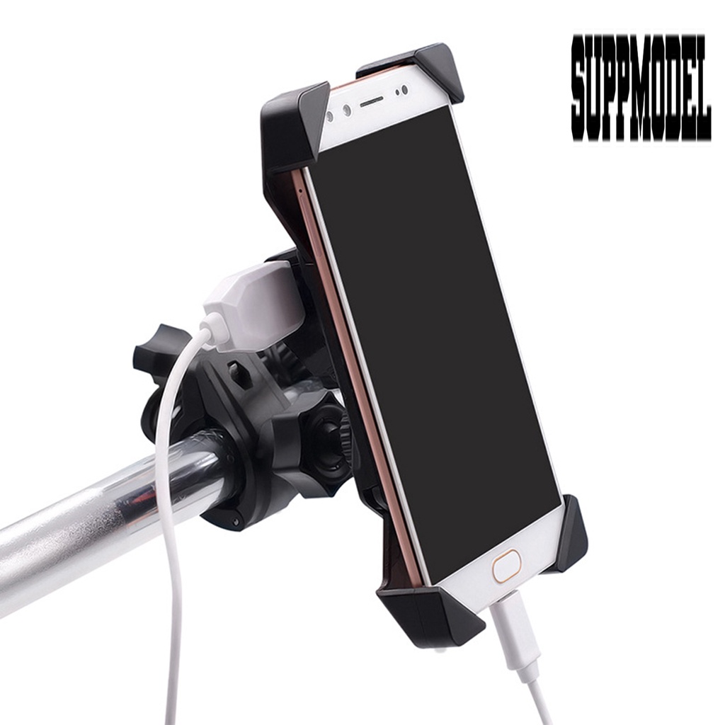 Stand Holder Handphone Anti Goyang Tahan Lama Untuk Stang Motor