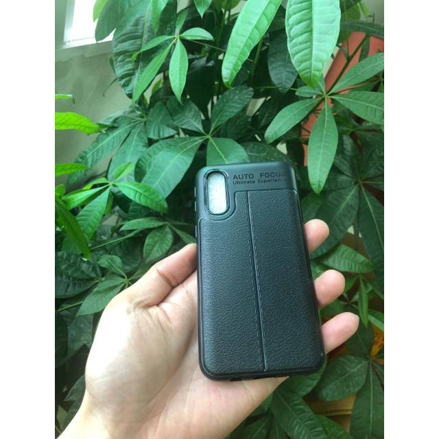 Auto Focus Samsung A2 Core 5.0 inchi Leather Soft Case Samsung A260 Motif Kulit Jeruk