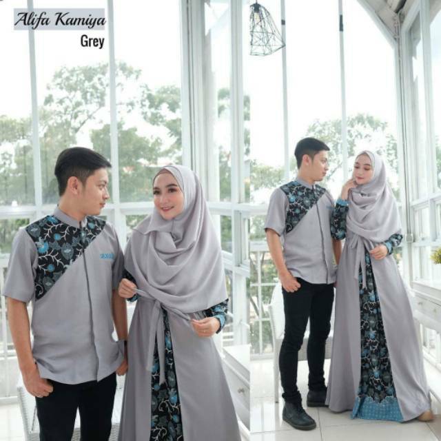  Baju  Muslim  Gamis  Alifa Batik Shopee  Indonesia