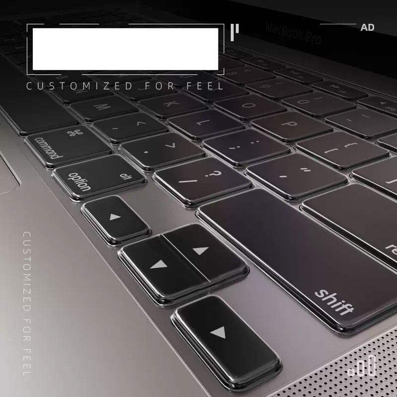 TPU Keyboard Cover for Macbook Air Pro Retina 13 15 17 7RKB06TP - 4H8YF - Transparent