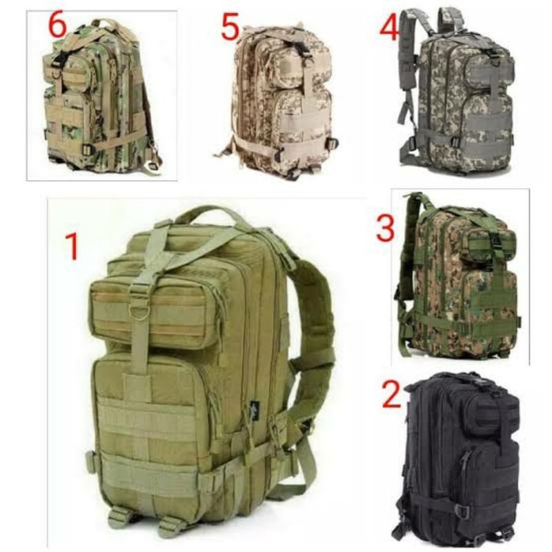 Tas Ransel Tactical / Tas Libanon / Tas Punggung