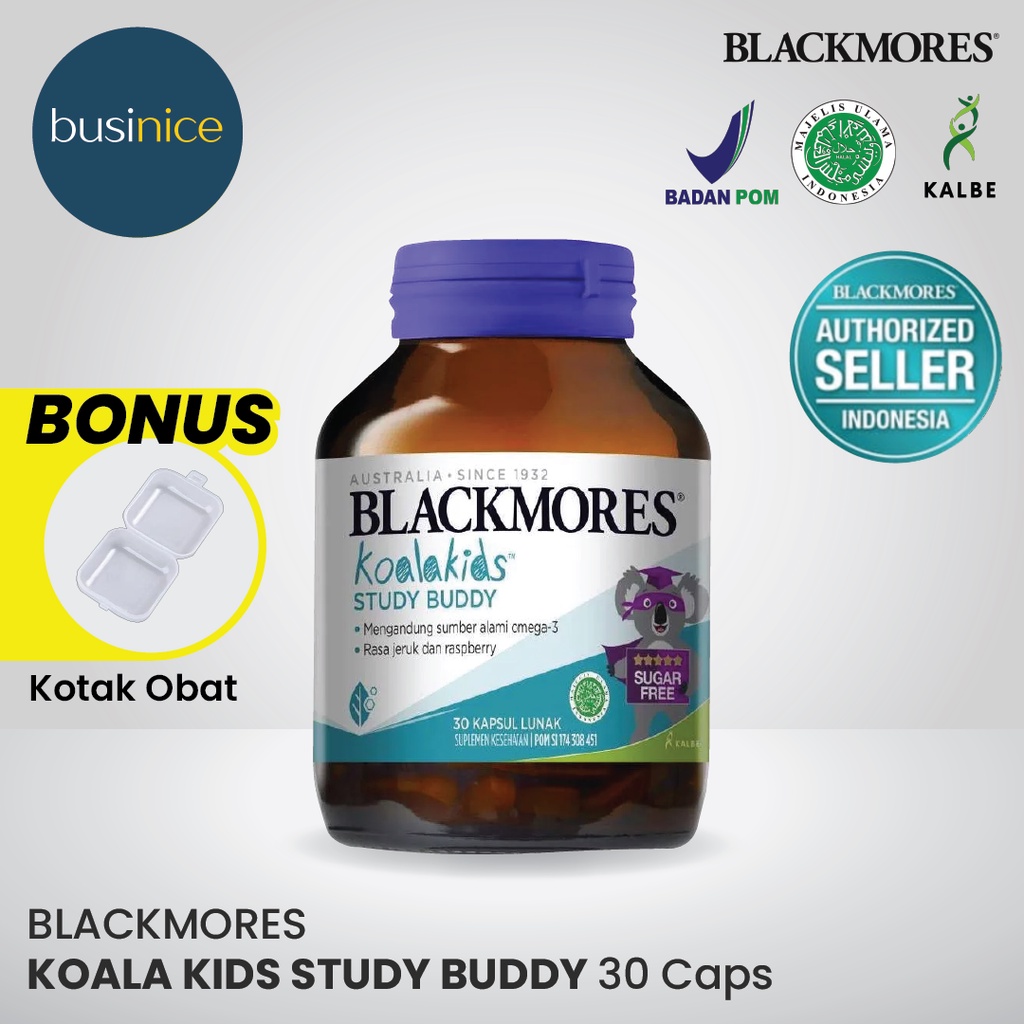 Blackmores Kids Koala Study Buddy 30 Kapsul BPOM Original