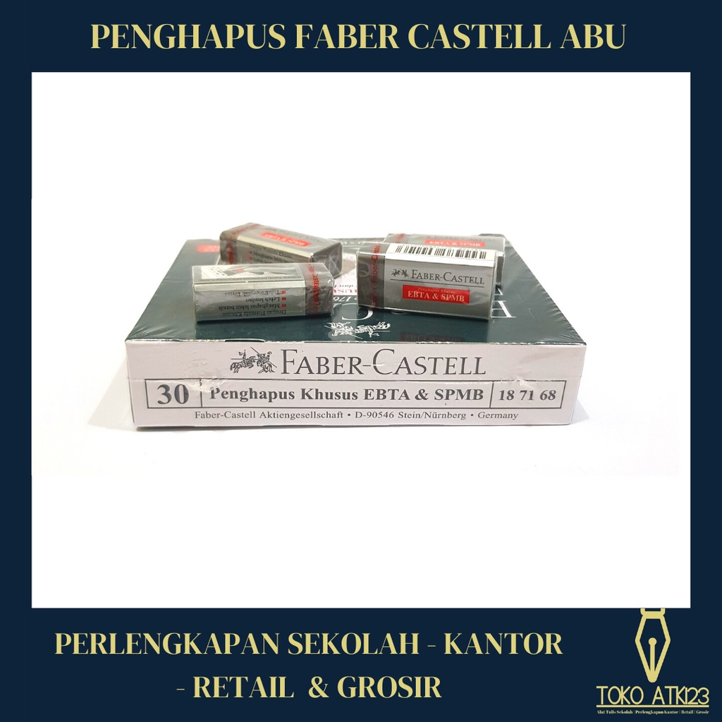 Penghapus Pensil / Eraser Merk Faber Castell Dust Free Khusus Komputer