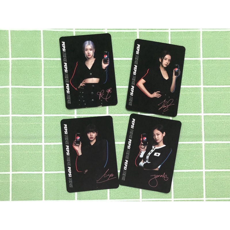 Blackpink Pepsi Photocard