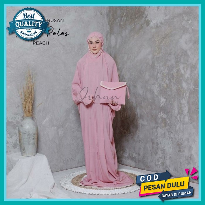 Mukena Rukoh Rukuh Arrafi Almira Motif Bunga Bahan Rayon Premium Terbaru Terlaris 2022 Bisa Cod✅Agen