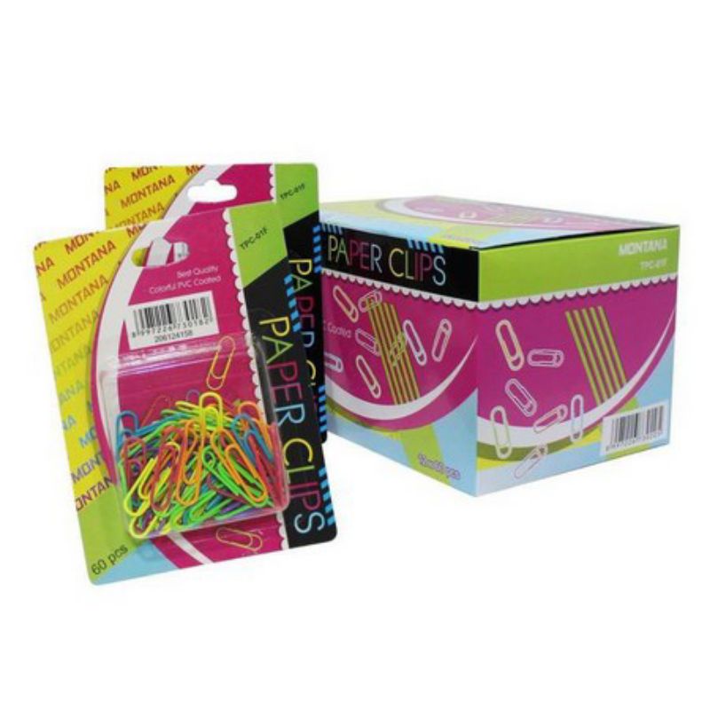 

PAPER CLIPS MONTANA TPC - 01F WARNA WARNI