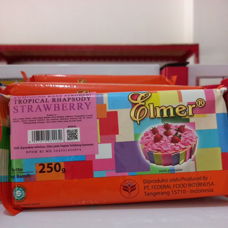 

elmer strawberry 250gr