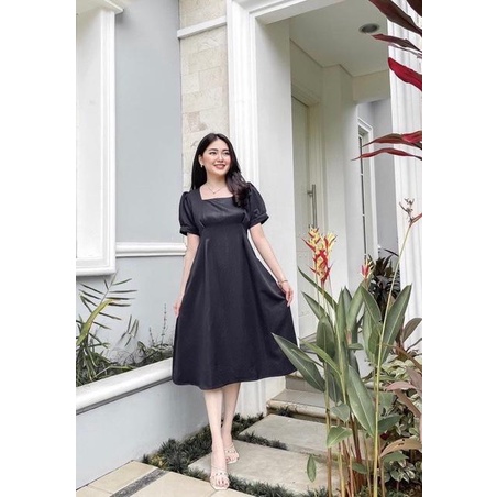 Toply shop COD Dres  Yona / Dres wanita kiri kana ada kantong / pakaian wanita