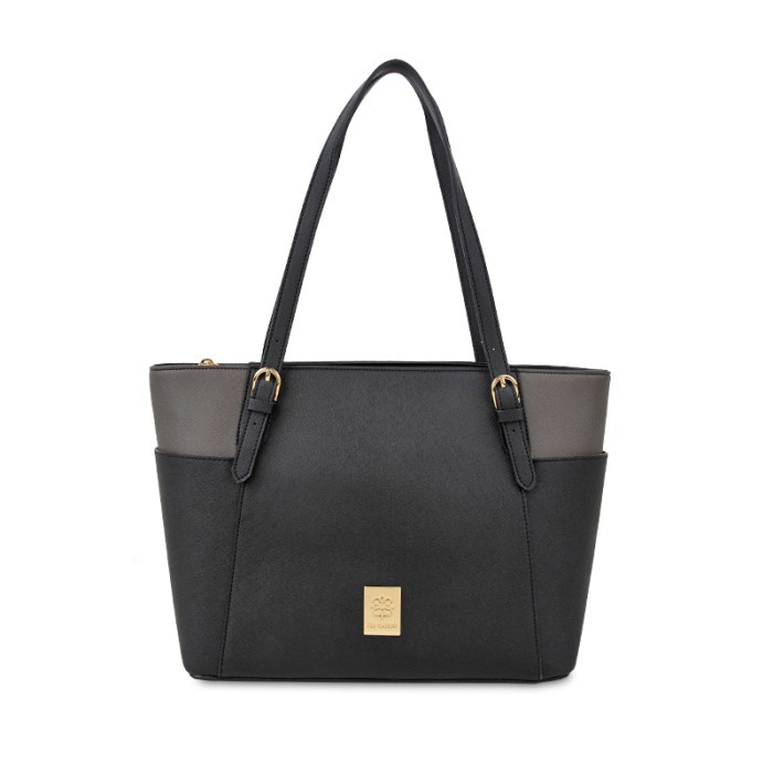 Terlaris Tas Tote Les Catino New York Gramercy Noya Tote Cc - Black