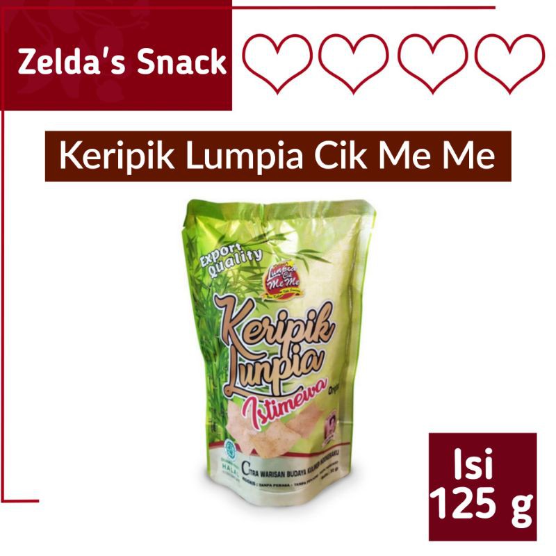 

Keripik Lumpia Cik Me Me Semarang Kemasan 32 g