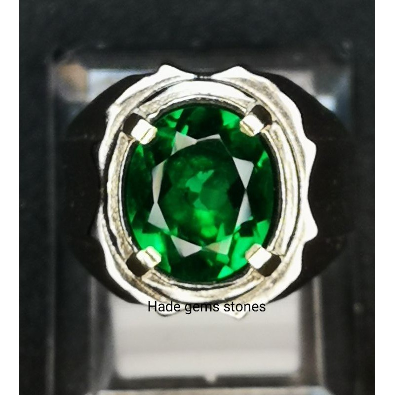 Batu permata jamrud colombia asli chatam kualitas super