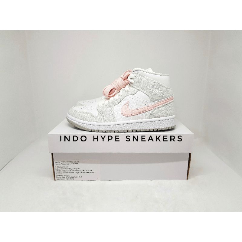 Air Jordan 1 Mid SE Womens LIGHT IRON ORE