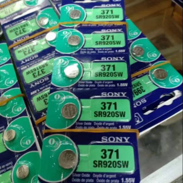 Baterai jam tangan 371/920 Sony original