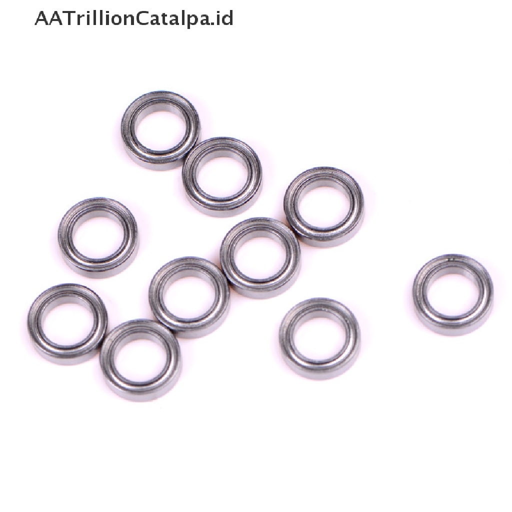 Aatrillioncatalpa 4pcs ball bearing MR117ZZ 7x11 X 3 7x11 X 3mm Bahan metal MR117Z